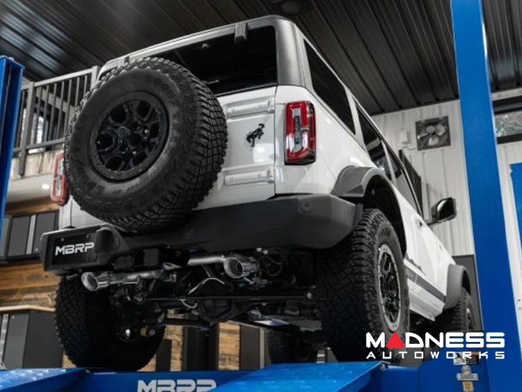 Ford Bronco Performance Exhaust System - Cat Back - Dual Exit - MBRP - Stainless - 3" 